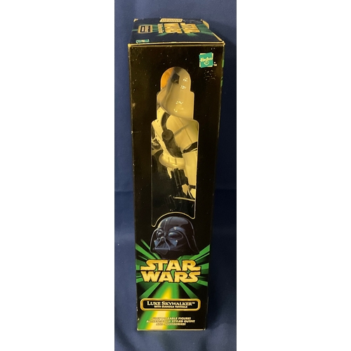 267 - BOXED 1998 HASBRO STAR WARS THE POWER OF THR FORCE LUKE SKYWALKER WITH DIANOGA TENTACLE FIGURINE 571... 