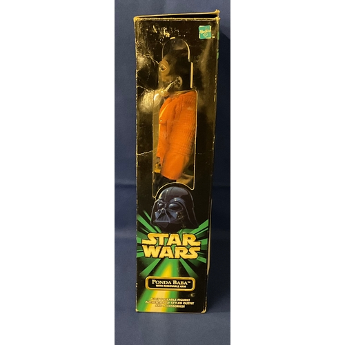 282 - BOXED HASBRO 57114/57111 ASST PONDA BABA STAR WARS THE POWER OF THE FORCE FIGURINE