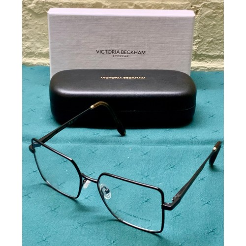 35 - PAIR OF VICTORIA BECKHAM SPECTACLE FRAMES IN BLACK WITH CASE -RB2132