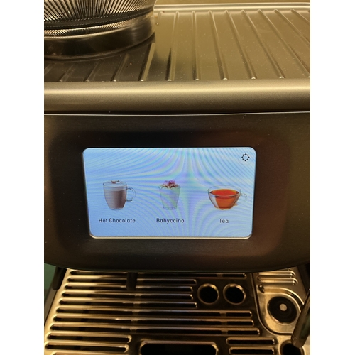 60 - BOXED SAGE THE BARISTA TOUCH IMPRESS PUMP COFFEE MACHINE WITH PORTA FILTA, 2 FILTA BASKETS, MILK JUG... 