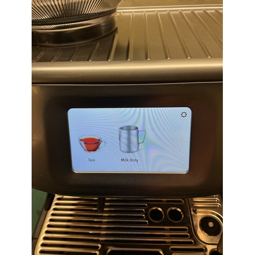 60 - BOXED SAGE THE BARISTA TOUCH IMPRESS PUMP COFFEE MACHINE WITH PORTA FILTA, 2 FILTA BASKETS, MILK JUG... 