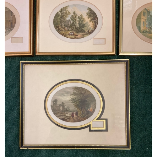 288 - X9 ABRAHAM LE BLOND ASSORTED COLOUR PRINTS INCLUDING, MAY DAY, THE BURNING GLASS, PLEASE REMEMBER TH... 