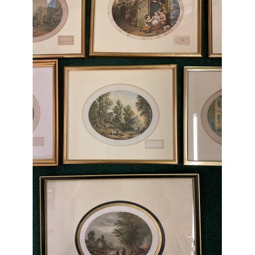 288 - X9 ABRAHAM LE BLOND ASSORTED COLOUR PRINTS INCLUDING, MAY DAY, THE BURNING GLASS, PLEASE REMEMBER TH... 