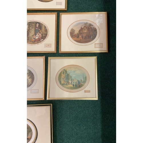 288 - X9 ABRAHAM LE BLOND ASSORTED COLOUR PRINTS INCLUDING, MAY DAY, THE BURNING GLASS, PLEASE REMEMBER TH... 