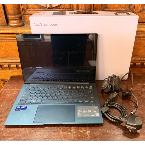 51A - BOXED ASUS ZENBOOK -UX3405C 14” TOUCHSCREEN LAPTOP. SPECS: INTEL ULTRA 7 CPU, 1TB SSD STORAGE, 16GB ... 