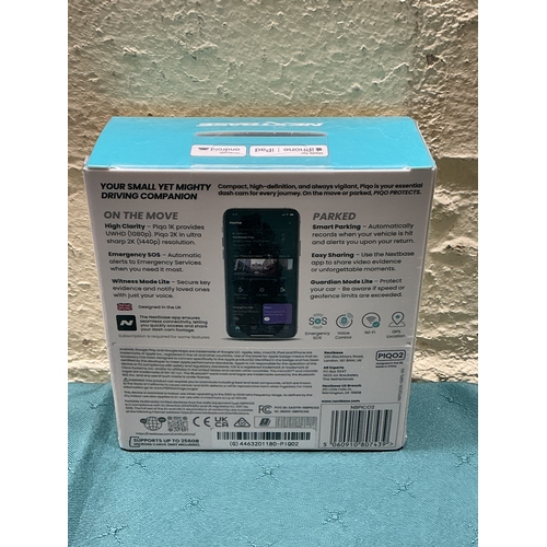 47 - BOXED NEXTBASE PIQO 2K BLUETOOTH DASHCAM - SEALED IN CELLOPHANE