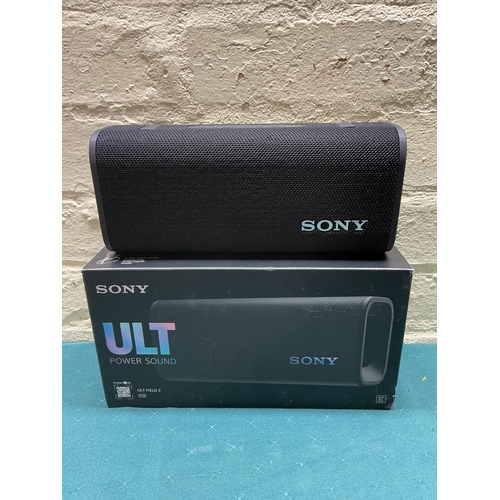 16 - BOXED SONY ULT FIELD 3 BLUETOOTH SPEAKER WITH CHARGER