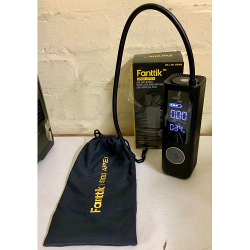 42 - BOXED FANTTIK S100 APEX AIR INFLATOR WITH MAX 150 PSI FOR CARS, BIKES, VANS ETC