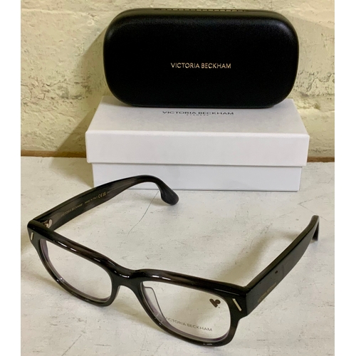 49 - BOXED PAIR OF VICTORIA BECKHAM SPECTACLE FRAMES IN BLACK - VB2639