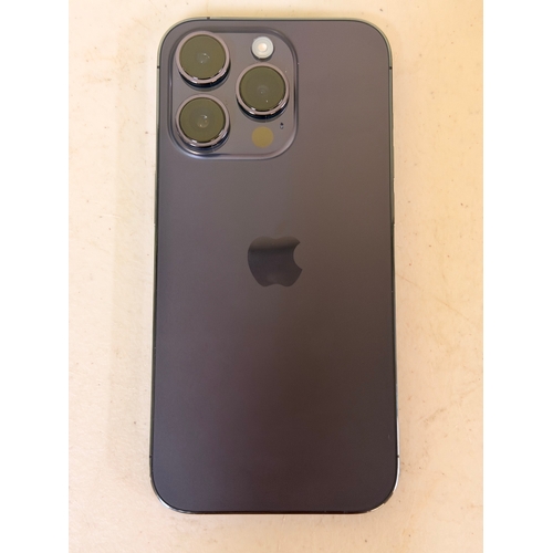 7 - BOXED IPHONE 14 PRO 256GB IN DEEP PURPLE WITH CHARGING CABLE - NOT LINKED TO ACCOUNT S/N: C2KXRM2T7K