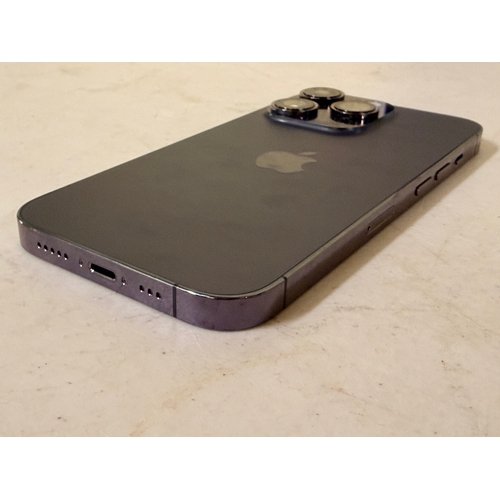 7 - BOXED IPHONE 14 PRO 256GB IN DEEP PURPLE WITH CHARGING CABLE - NOT LINKED TO ACCOUNT S/N: C2KXRM2T7K