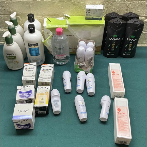 30 - A QTY OF MIXED TOILETRIES INCLUDING OLAY RETINOL 24 NIGHT CREAM ( BOTH SEALED ) OLAY 7 IN 1 ( SEALED... 