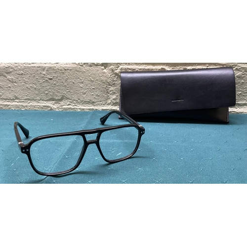 53 - PAIR OF ALL SAINTS HOPPER ALS1031 SPECTACLE FRAMES WITH CARRY CASE