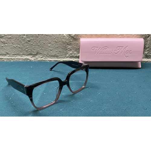 58 - PAIR OF WILLOW MAE SPECTACLE FRAMES TAYLOR 53-19-140 WITH CARRY CASE