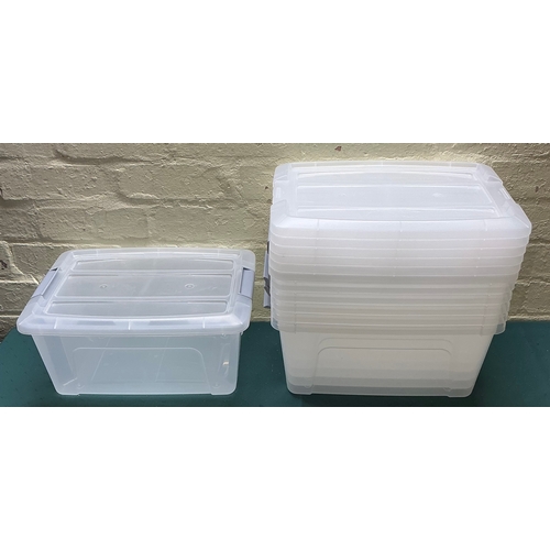 60 - Set of 7 iris 15L storage boxes with lids