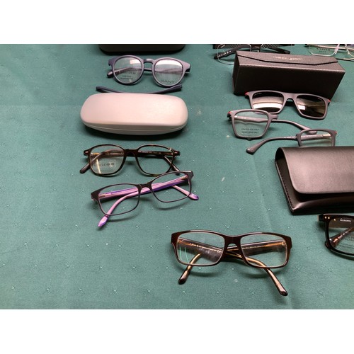59 - 11 pairs of sunglasses/spectacle frames including prada, mulberry, all saints, nike, gant etc - 1 pa... 