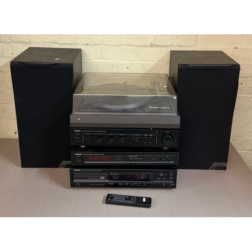 3 STACK DENON PRECISION AUDIO COMPONENT INCLUDING COMPACT DISC PLAYER ...