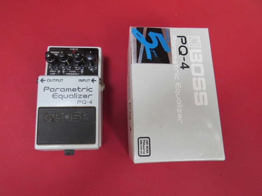 A Boss PQ-4 Parametric Equalizer guitar effects pedal