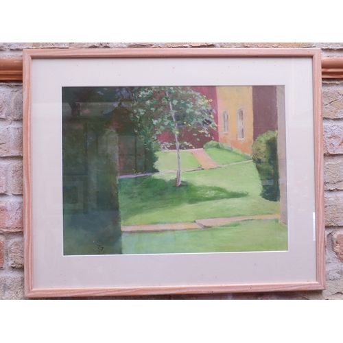 9159 - JILL JACKSON (b.1935 - Norfolk & Norwich Art Circle) Two framed and glazed pastel works, 'Young tree... 