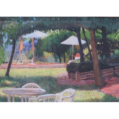 9174 - JILL JACKSON (b.1935 - Norfolk & Norwich Art Circle) A framed pastel, 'Summer Interlude'. Monogramme... 