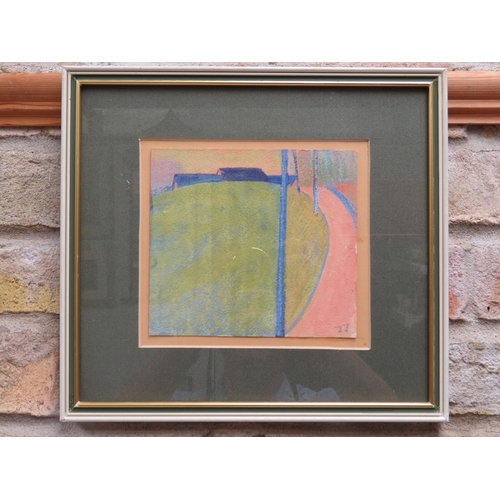 9178 - JILL JACKSON (b.1935 - Norfolk & Norwich Art Circle) Two works in oil pastel, 'Summer' and 'A Frieze... 