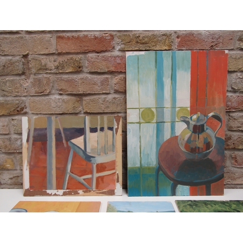 9208 - JILL JACKSON (b.1935 - Norfolk & Norwich Art Circle) A collection of untitled works depicting Tuscan... 