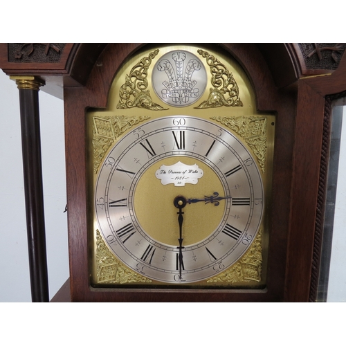 1025 - A Smallcombe, England Princess of Wales clock, limited to 100, no. 30, W.H.B-B.V.J.B., 196cm tall   ... 