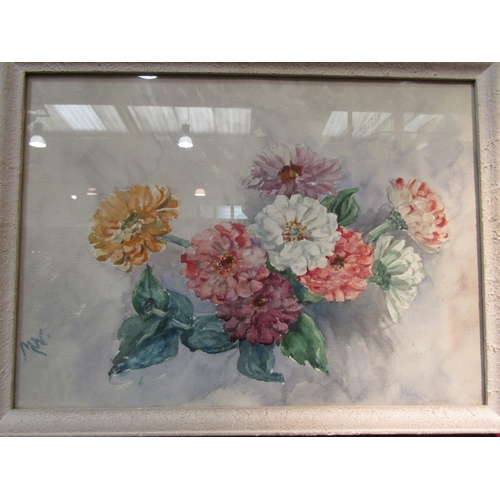 33 - MARGARET WILLIAMS: A pair of mid 20th Century floral watercolours, 