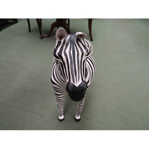 10 - A model of a zebra, 67cm tall