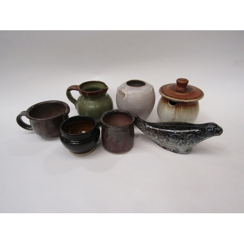 288 - A selection of studio pottery including pots and jugs (7)