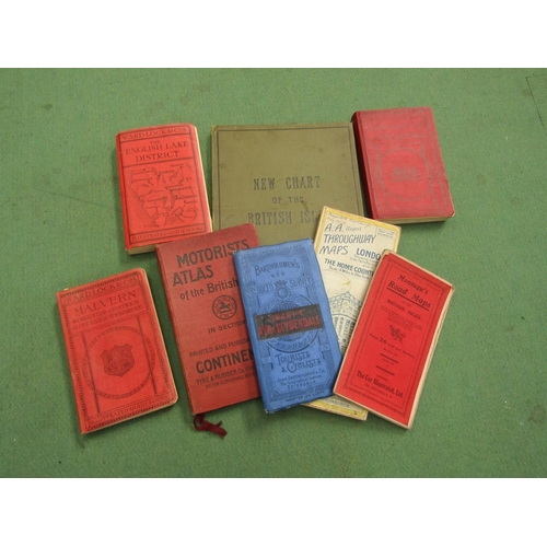 301 - A quantity of Circa 1930's maps including Ward, Lock & Co's, Montagu's and AA etc.