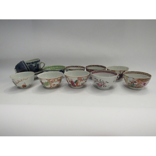 342 - A collection of mainly Chinese ceramics; teabowls, export cup, etc a/f (14)