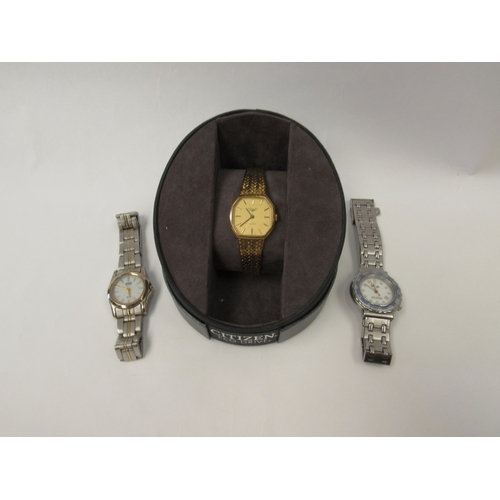 1319 - Three watches including Citizens and Longines