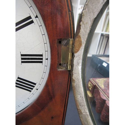 1004 - A C. Gowland of Sunderland twin fusee bracket clock, in a lancet form mahogany case, with 19th Centu... 