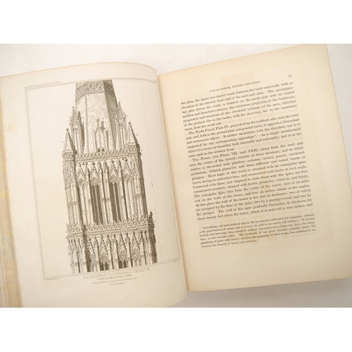 1058 - John Britton: 'The History and Antiquities of the Cathedral Church of Salisbury;...Winchester;...Yor... 