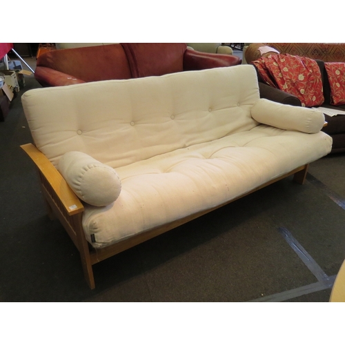 1181 - A Futon Company sofa bed with cushions