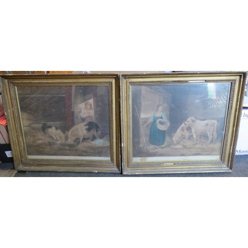 1240 - A pair of 19th Century prints after George Morland, 