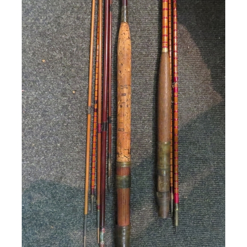 1270 - An A&N CPL of Westminster cane fishing rod and a Gow & Sons of Dundee cane fishing rod (2)   (E) £20... 