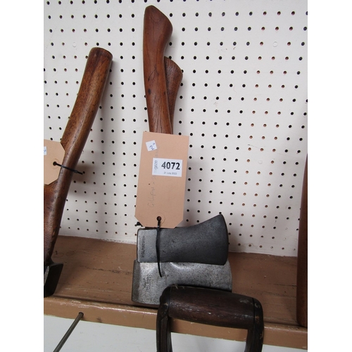 4072 - Two hand axes ; Gilpin and Snail brand