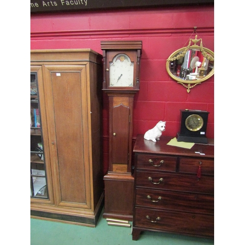 120 - An S. Blackford 30-hour longcase clock striking on three rods, mahogany case, 197.5cm tall x 40cm wi... 