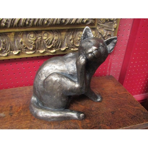 118 - A Frith sculpture of a cat, 22.5cm tall, 22cm long