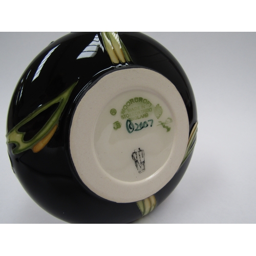 8060 - A Moorcroft Night Time Serenade pattern vase, designed by Kerry Goodwin, 16cm tall, boxed