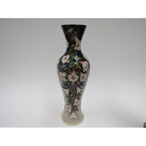 8073 - A Moorcroft Cascade pattern vase, designed by Sian Leeper, 31cm tall, boxed