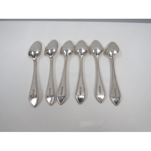 8235 - A set of six Emile Viner silver grapefruit spoons, Sheffield 1931, 171g