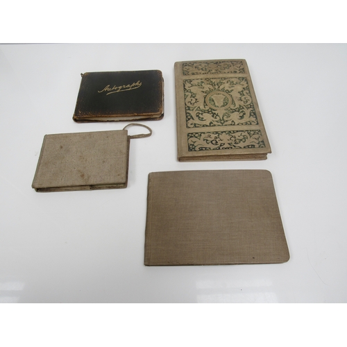 8265 - Four albums/diaries dating from early 20th Century including written verses and sketches from 1913 o... 