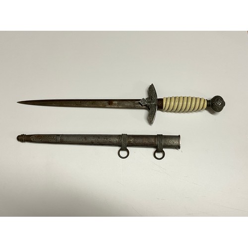 5344 - A Third Reich Era German Army officer's dress dagger, the blade by Herder Solingen, some corrosion t... 