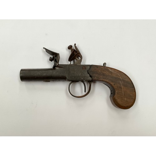 5328 - A late 18th / early 19th Century Archer of London box lock flintlock pistol