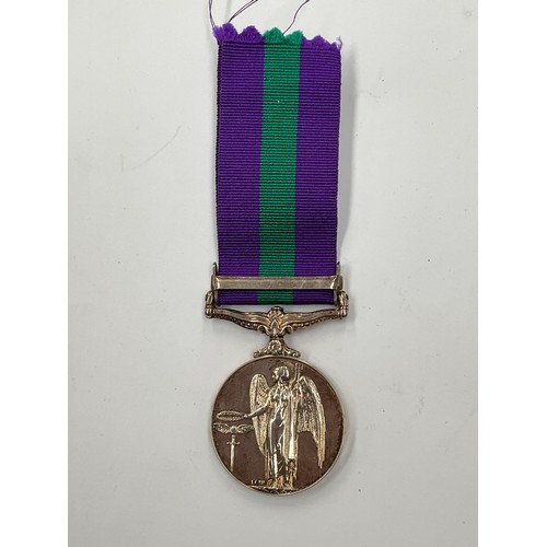 5396 - An Elizabeth II (EIIR) General Service Medal (GSM) with Canal Zone clasp named to CPL. J. SAVAGE (40... 