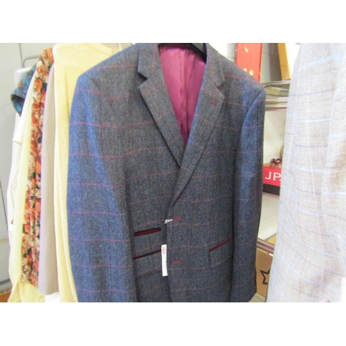 1215 - Two suit jackets, a Bladen wool jacket and a Mazzelli wool jacket as new with tails