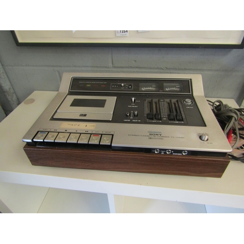 1267 - Mid-20th Century Sony sound equipment including tape deck and player